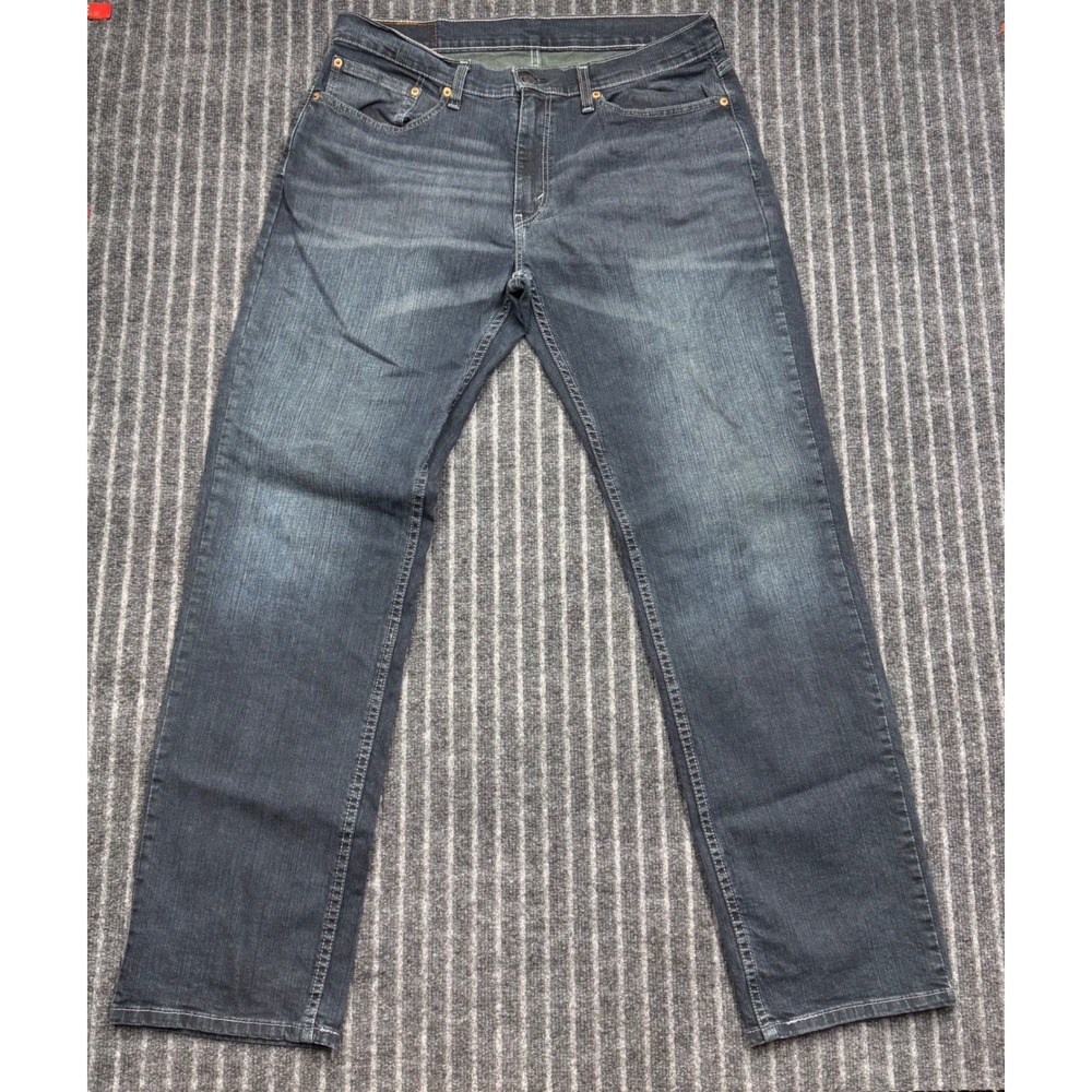 Levi's Mens 559 Relaxed Straight Jeans 34x34 Dark Wash Blue Denim Classic Fit